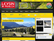 Tablet Screenshot of leysinpark.ch